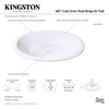 image:imageKingston VCTPN653517 65 Cast Iron Oval DropIn Tub White