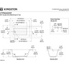 image:imageKingston VTPN543419T Acrylic Rectangular DropIn Tub Glossy WhiteGlossy White