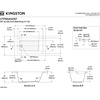 image:imageKingston VTPN543419T Acrylic Rectangular DropIn Tub Glossy WhiteGlossy White