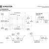 image:imageKingston VTPN593619C 59 Acrylic DropIn Tub Glossy White  With reversible drain Acrylic construction for easy repair and durability Designed for dropin or undermount installationGlossy White