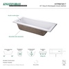 image:imageKingston XVTPN672817 67 Acrylic DropIn Tub Glossy White
