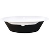 image:imageKingston VCTPN573217 57 Cast Iron Oval DropIn Tub White