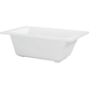 image:imageKingston VTPN543419T Acrylic Rectangular DropIn Tub Glossy WhiteGlossy White