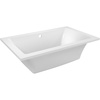 image:imageKingston VTPN593619C 59 Acrylic DropIn Tub Glossy White  With reversible drain Acrylic construction for easy repair and durability Designed for dropin or undermount installationGlossy White
