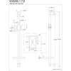 image:imageKingston KX8268 24 Stainless Steel Shower Slide Bar Brushed NickelPolished Chrome