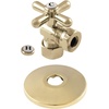 image:imageKingston Brass CC54302XK 58Inch OD X 12Inch or 716Inch Slip Joint QuarterTurn Angle Stop Valve with Flange Polished BrassPolished Brass