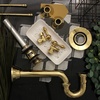 image:imageKingston CC43102 QuarterTurn Angle ShutOff Valve Polished BrassPolished Brass