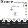 image:imageKingston KB6348BXSO Metropolitan SingleHandle Pressure Balanced Shower Faucet in Brushed Nickel  Metropolitan collection Singlehandle Solid brass construction for durability and reliability
