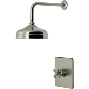 image:imageKingston KB6348BXSO Metropolitan SingleHandle Pressure Balanced Shower Faucet in Brushed Nickel  Metropolitan collection Singlehandle Solid brass construction for durability and reliability