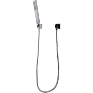 image:imageKingston KX82651AE Shower Scape Hand Shower Kit Polished Chrome  Brassstainless steeland ABS construction Brass construction wall outlet Includes ABS wall bracket steel hosePolished Chrome