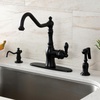 image:imageKingston GSY7700ACLBS SingleHandle Kitchen Faucet Matte BlackMatte Black