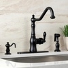 image:imageKingston GSY7700ACLBS SingleHandle Kitchen Faucet Matte BlackMatte Black