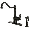 image:imageKingston GSY7700ACLBS SingleHandle Kitchen Faucet Matte BlackMatte Black