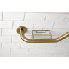 image:imageKingston GBS141012CS2 Angled Stainless Steel Grab Bar Polished BrassBrushed Brass