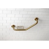image:imageKingston GBS141012CS2 Angled Stainless Steel Grab Bar Polished BrassBrushed Brass