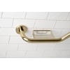 image:imageKingston GBS141012CS2 Angled Stainless Steel Grab Bar Polished BrassPolished Brass