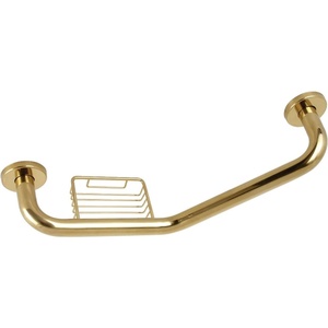 image:imageKingston GBS141012CS2 Angled Stainless Steel Grab Bar Polished BrassPolished Brass