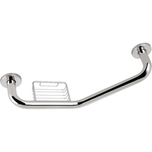 image:imageKingston GBS141012CS2 Angled Stainless Steel Grab Bar Polished BrassPolished Stainless Steel
