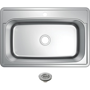 image:imageKingston KGKTS33229011 Sink Brushed Stainless SteelPolished ChromeStainless SteelPolished Chrome