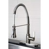 image:imageKingston Brass GSY8878CTL Gourmetier Continental 8Inch Centerset Single Handle Kitchen Faucet with PullDown Sprayer Brushed NickelBrushed Nickel