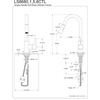 image:imageKingston LS8681CTL PullDown Kitchen Faucet Polished ChromeBrushed Nickel