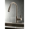 image:imageKingston LS8681CTL PullDown Kitchen Faucet Polished ChromeBrushed Nickel