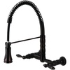 image:imageKingston Brass GS1245AL Heritage PullDown Sprayer Kitchen Faucet Oil Rubbed Bronze 1413 x 1313 x 16