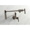 image:imageKingston Brass KS4106CML Manhattan Pot Filler Polished Nickel 235 x 263 x 1113Brushed Nickel
