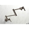 image:imageKingston Brass KS4106CML Manhattan Pot Filler Polished Nickel 235 x 263 x 1113Brushed Nickel