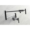 image:imageKingston Brass KS4106CML Manhattan Pot Filler Polished Nickel 235 x 263 x 1113Polished Chrome