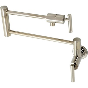image:imageKingston Brass KS4106CML Manhattan Pot Filler Polished Nickel 235 x 263 x 1113Polished Nickel