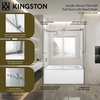 image:imageKingston KVTAM6032L22D1 Alcove LeftHand Drain Tub WhitePolished ChromeWhitePolished Chrome