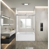 image:imageKingston KVTAM6032R22D1 Alcove RightHand Drain Tub WhitePolished ChromeWhiteBrushed Nickel
