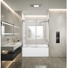 image:imageKingston KVTAM6032R22D1 Alcove RightHand Drain Tub WhitePolished ChromeWhitePolished Chrome
