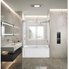 image:imageKingston KVTAM6032R22D1 Alcove RightHand Drain Tub WhitePolished ChromeWhitePolished Chrome