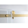 image:imageKingston KVTAP603222L7 Alcove LeftHand Drain Tub WhiteBrushed BrassWhiteBrushed Brass