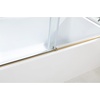 image:imageKingston KVTAP603222L7 Alcove LeftHand Drain Tub WhiteBrushed BrassWhiteBrushed Brass