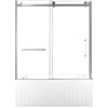 image:imageKingston KVTAP603222L7 Alcove LeftHand Drain Tub WhiteBrushed BrassWhiteBrushed Nickel