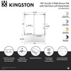 image:imageKingston KVTAP603222L7 Alcove LeftHand Drain Tub WhiteBrushed BrassWhiteBrushed Nickel