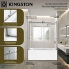 image:imageKingston KVTAP6032R22C8 Alcove RightHand Drain Tub WhiteBrushed NickelWhiteBrushed Brass