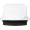 image:imageKingston GCLWS242019 Cast Iron Wall Mount Utility SinkWhiteWhite