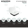 image:imageKingston GCLWS242019 Cast Iron Wall Mount Utility SinkWhiteWhite