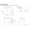 image:imageKingston GCLWS242019 Cast Iron Wall Mount Utility SinkWhiteWhite