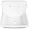 image:imageKingston GCLWS242019 Cast Iron Wall Mount Utility SinkWhiteWhite