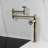 image:imageKingston KS3703RKZ Deck Mount Pot Filler Faucet Antique BrassAntique Brass