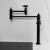 image:imageKingston KS3703RKZ Deck Mount Pot Filler Faucet Antique BrassMatte Black