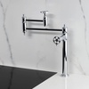 image:imageKingston KS3703RKZ Deck Mount Pot Filler Faucet Antique BrassPolished Chrome