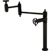 image:imageKingston KS3703RKZ Deck Mount Pot Filler Faucet Antique BrassMatte Black