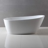 image:imageKINGSTON BRASS VTRS592928 59Inch Contemporary Freestanding Acrylic Bathtub White68 Inch