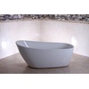 image:imageKINGSTON BRASS VTRS592928 59Inch Contemporary Freestanding Acrylic Bathtub White68 Inch